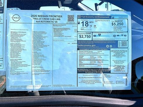 New 2026 Nissan Frontier PRO-4X image 14