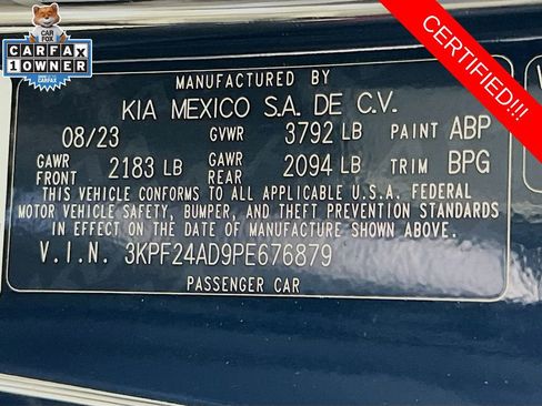 Certified 2023 Kia Forte LXS w/ LXS Technology Package FWD image 30