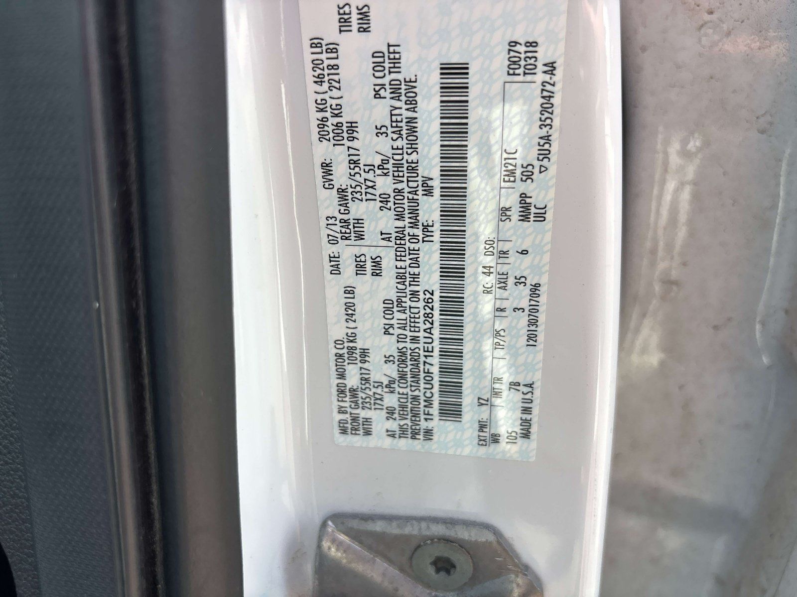 Used 2014 Ford Escape S FWD image 27