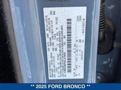 Certified 2025 Ford Bronco Badlands image 25