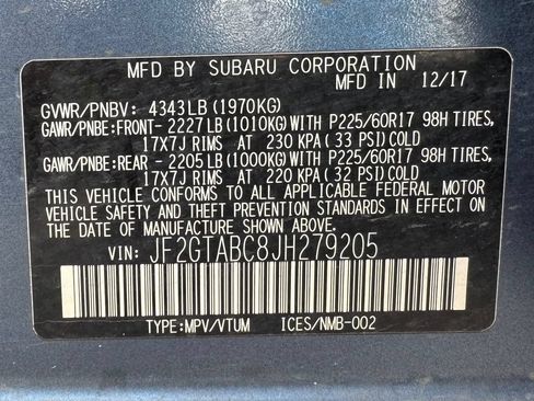 Used 2018 Subaru Crosstrek 2.0i Premium AWD/4WD image 12