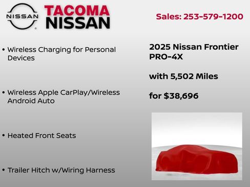 Used 2025 Nissan Frontier PRO-4X w/ Pro Convenience Package image 31