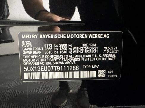 Certified 2026 BMW X5 sDrive40i w/ M Sport Package RWD image 35
