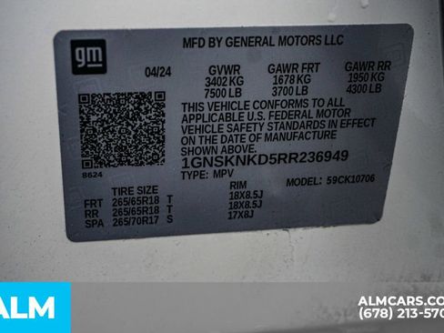 Used 2024 Chevrolet Tahoe LT image 61