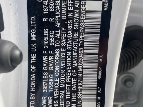 Used 2021 Honda Civic Sport image 71
