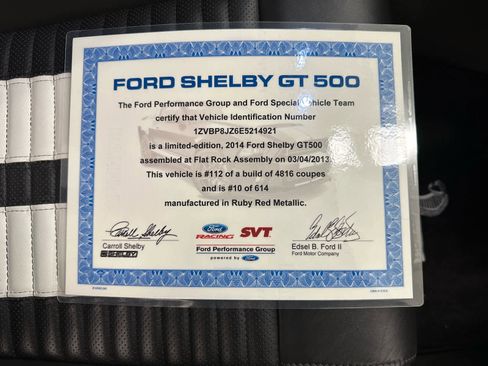 Used 2014 Ford Mustang Shelby GT500 w/ Equipment Group 821A image 32