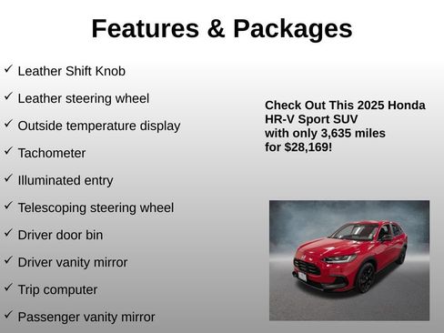 Used 2025 Honda HR-V Sport image 24