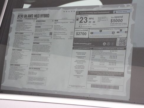 New 2026 Volvo XC90 B6 Plus w/ Protection Package Premier image 18