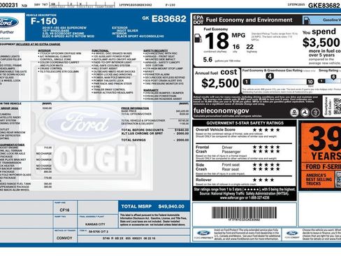 Used 2016 Ford F150 XLT w/ Equipment Group 302A Luxury AWD/4WD image 41