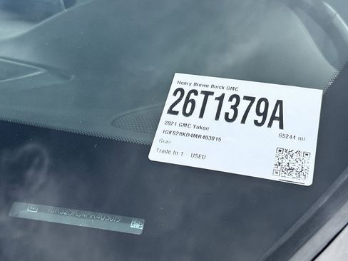 Used 2021 GMC Yukon SLT w/ Rear Media and Nav Package image 34