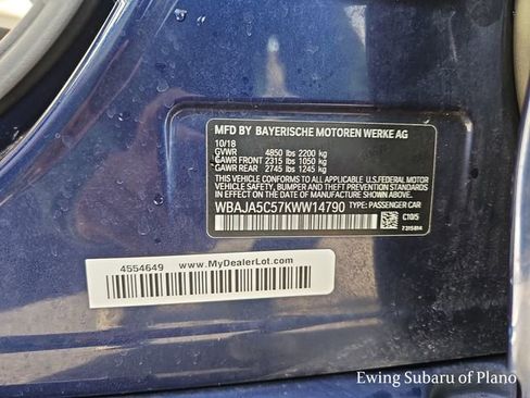 Used 2019 BMW 530i w/ Convenience Package image 30