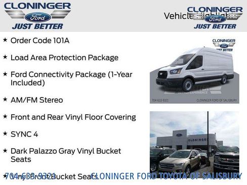 New 2026 Ford Transit 350 148 High Roof Extended w/ Load Area Protection Package image 11