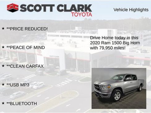 Used 2020 RAM 1500 Big Horn image 8