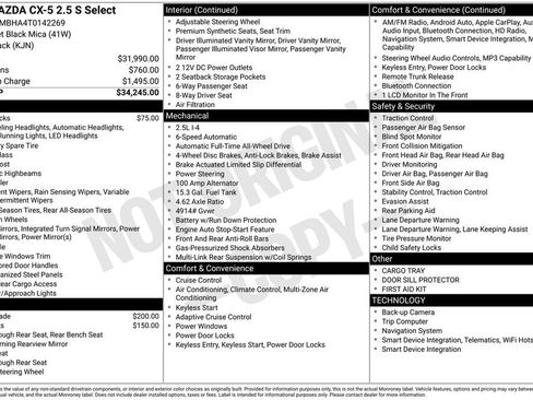 New 2026 MAZDA CX-5 Select AWD/4WD image 4