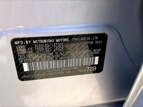 Used 2021 Mitsubishi Mirage ES image 34