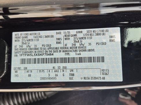 Used 2025 Ford F150 Lariat w/ Equipment Group 501A Mid AWD/4WD image 24