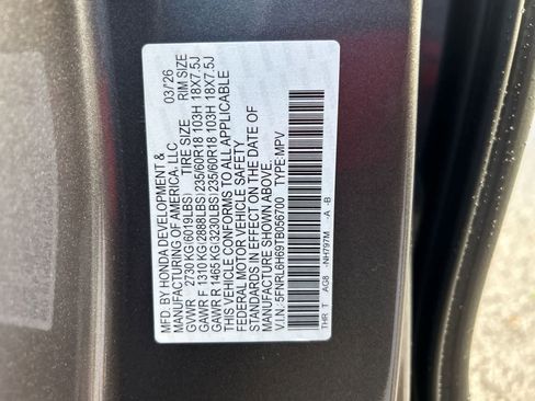 New 2026 Honda Odyssey EX-L image 2