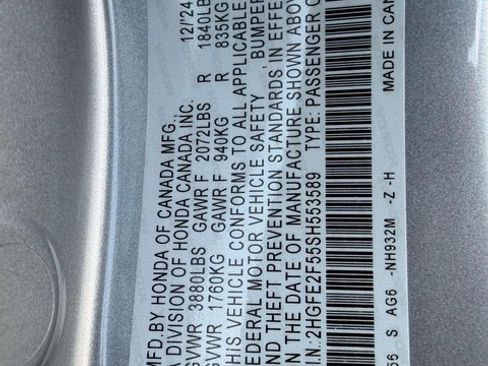 Used 2025 Honda Civic Sport image 20