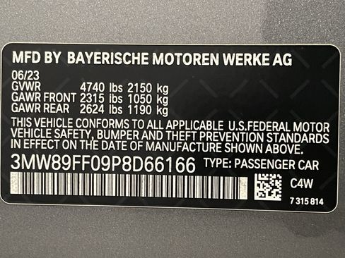 Certified 2023 BMW 330i xDrive Sedan w/ M Sport Package AWD/4WD image 25