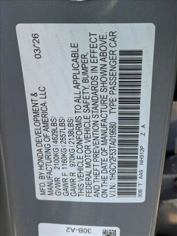 New 2026 Honda Accord Sport image 17