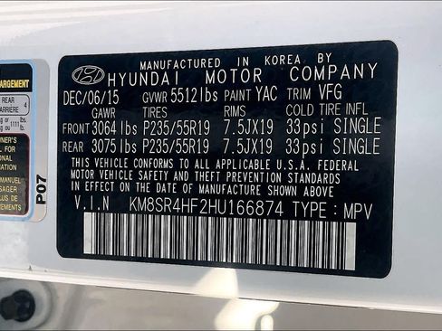 Used 2017 Hyundai Santa Fe Limited FWD image 31