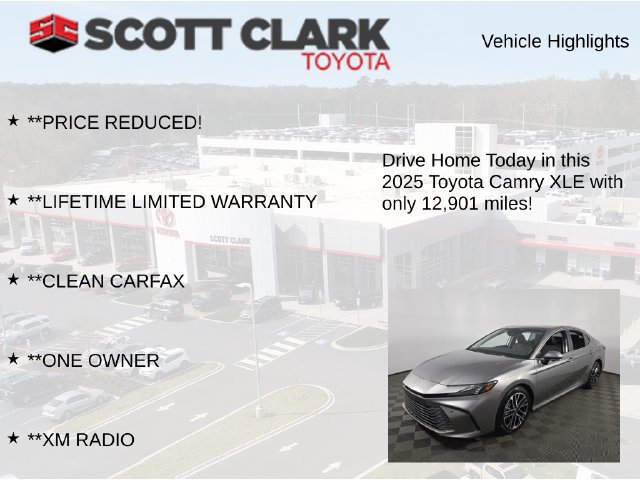 Used 2025 Toyota Camry XLE w/ Premium Plus Package FWD image 12