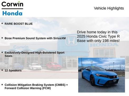 Used 2025 Honda Civic Type R image 6