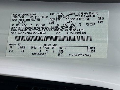 Certified 2023 Ford Transit 350 XLT RWD image 36