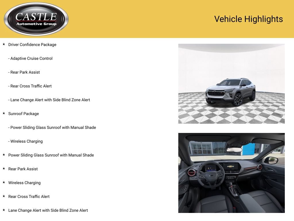 New 2026 Chevrolet Trax RS w/ Sunroof Package FWD image 3