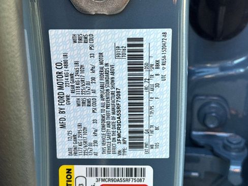 New 2025 Ford Bronco Sport Badlands w/ Badlands Tech Package image 23