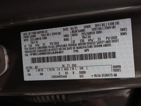 Used 2025 Ford Escape ST-Line AWD/4WD image 38