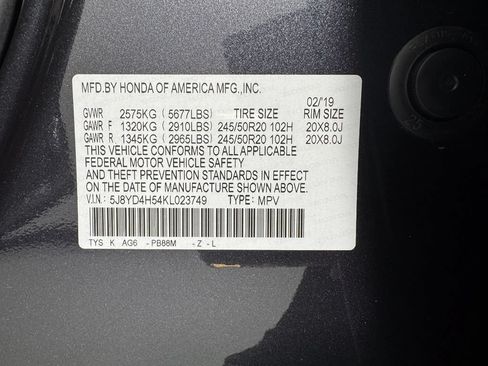 Used 2019 Acura MDX SH-AWD w/ Technology Package image 11