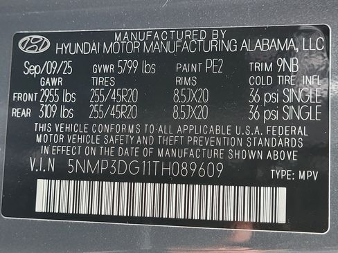 New 2026 Hyundai Santa Fe Limited AWD/4WD image 25