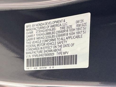 New 2026 Honda Odyssey EX-L image 31