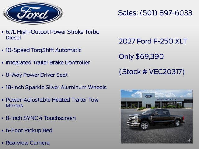 New 2027 Ford F250 XLT RWD image 6