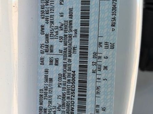 Used 2025 Ford F350 XL w/ 360-Degree Camera Package image 34