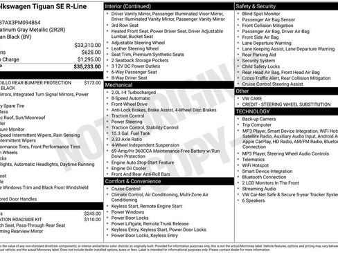 Used 2023 Volkswagen Tiguan SE R-Line FWD image 9