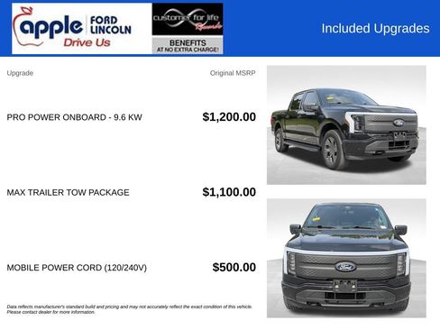 Used 2024 Ford F150 Lightning Flash w/ Max Trailer Tow Package AWD/4WD image 4