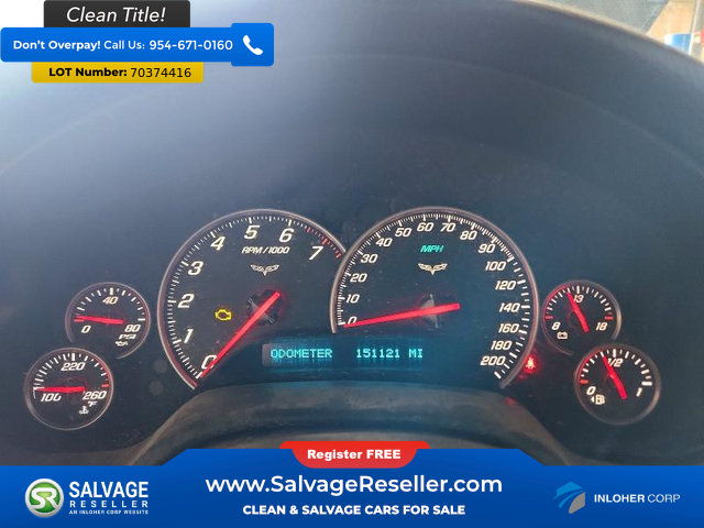 Used 2005 Chevrolet Corvette Coupe w/ Preferred Equipment Group RWD image 12