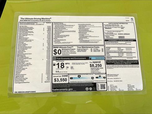 New 2025 BMW M3 Competition image 19