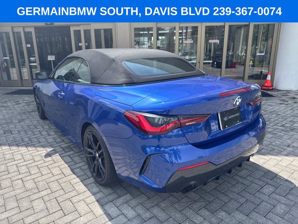 Used 2021 BMW 430i Convertible w/ M Sport Package RWD image 4
