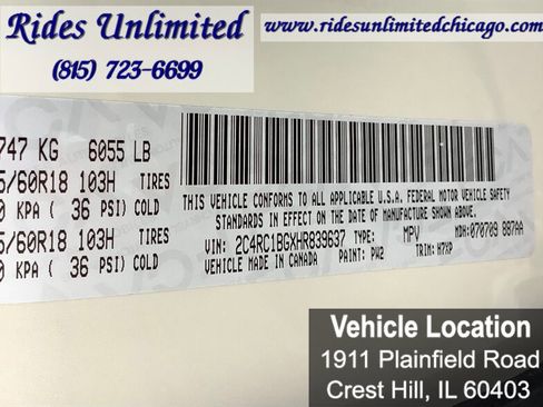 Used 2017 Chrysler Pacifica Touring Plus w/ Tire & Wheel Group image 27