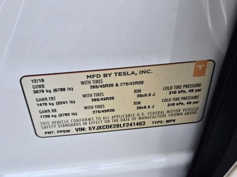 Used 2020 Tesla Model X Long Range AWD/4WD image 25