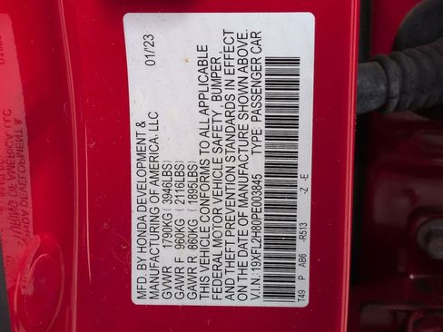 Certified 2023 Honda Civic Sport image 34