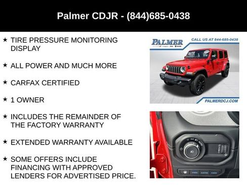 Used 2025 Jeep Wrangler Unlimited Sahara w/ Safety Group AWD/4WD image 24
