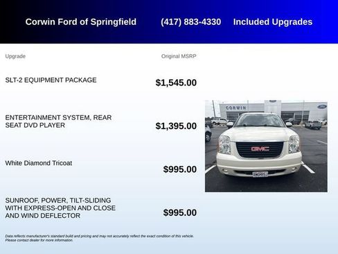 Used 2014 GMC Yukon XL SLT w/ SLT-2 Equipment Package AWD/4WD image 5