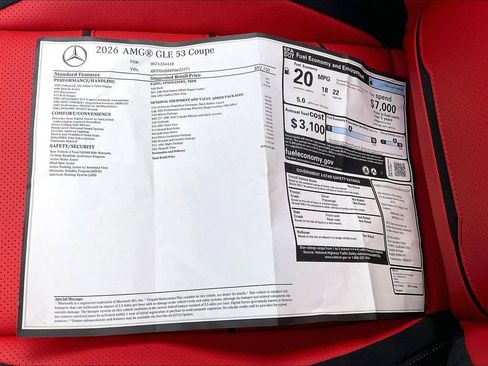 New 2026 Mercedes-Benz GLE 53 AMG 4MATIC Coupe image 13