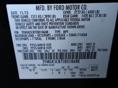 Used 2014 Ford Flex SEL w/ Equipment Group 202A image 44