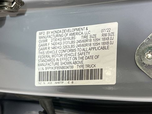 Used 2022 Honda Ridgeline Black Edition image 32