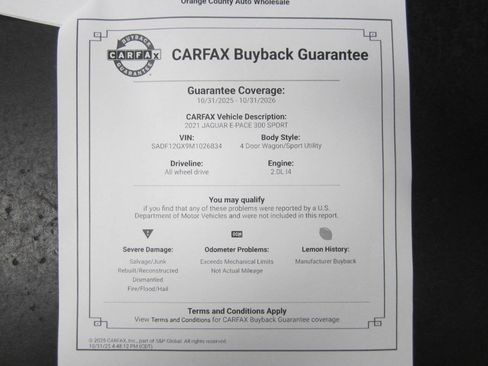 Used 2021 Jaguar E-PACE 300 Sport image 37